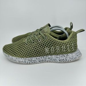 NoBull Men’s Green Diamond Mesh Runner Shoes SIZE 10 CrossFit Athletic